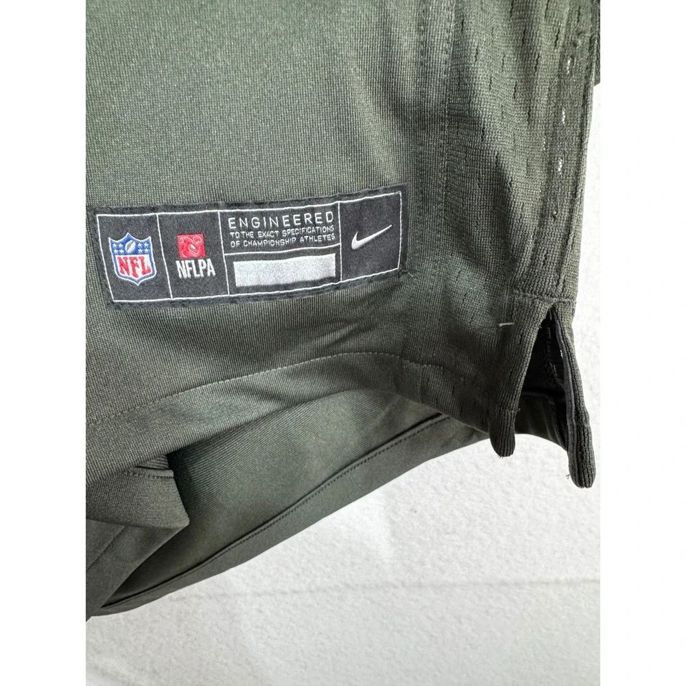 Nike Kids L 14/16 Green Football Jersey Sauce Gardner Gotham City Football